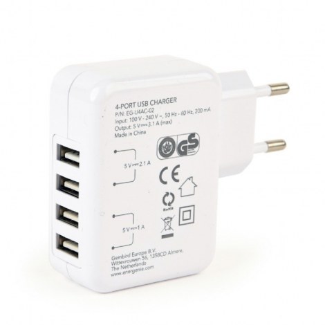 EnerGenie | EG-U4AC-02 | Universal USB charger - 2